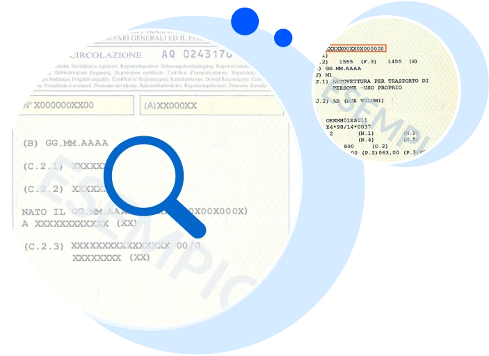 Immagine di un libretto di circolazione - ingrandisci la foto