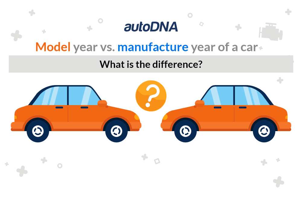 Car manufacture date vs model year: what is the difference? Model year vs. manufacture year of a car