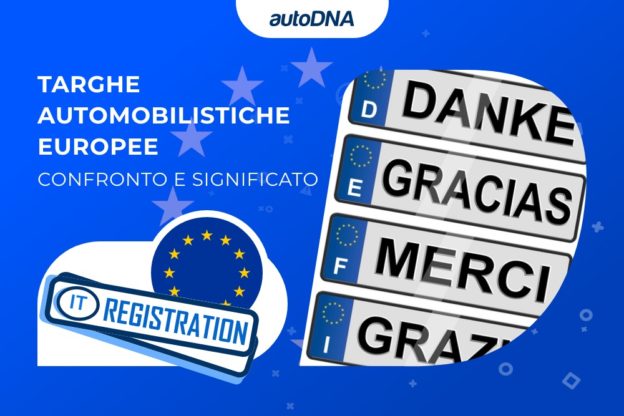 Targhe automobilistiche europeeconfronto e significato